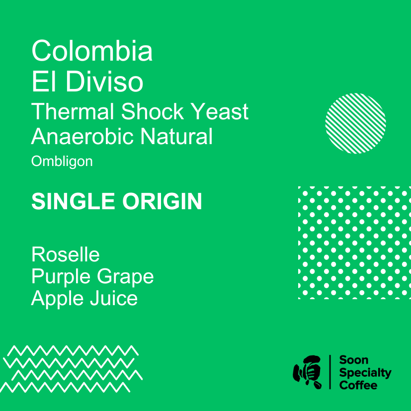 ( Gold ) Single Origin - Colombia El Diviso Thermal Shock Yeast Anaerobic Natural