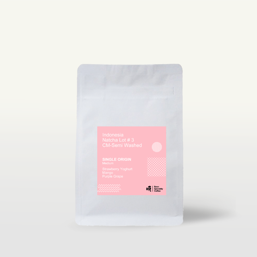 ( Gold ) Single Origin - Indonesia Natcha Lot # 3 CM-Semi Washed