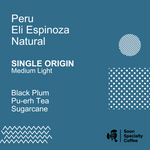 Single Origin: Peru Eli Espinoza Natural - Soon Specialty Coffee
