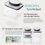 ANKOMN Turn-N-Seal Vacuum Container 0.6L - Soon Specialty Coffee - Malaysia First Direct Fire Coffee Roaster